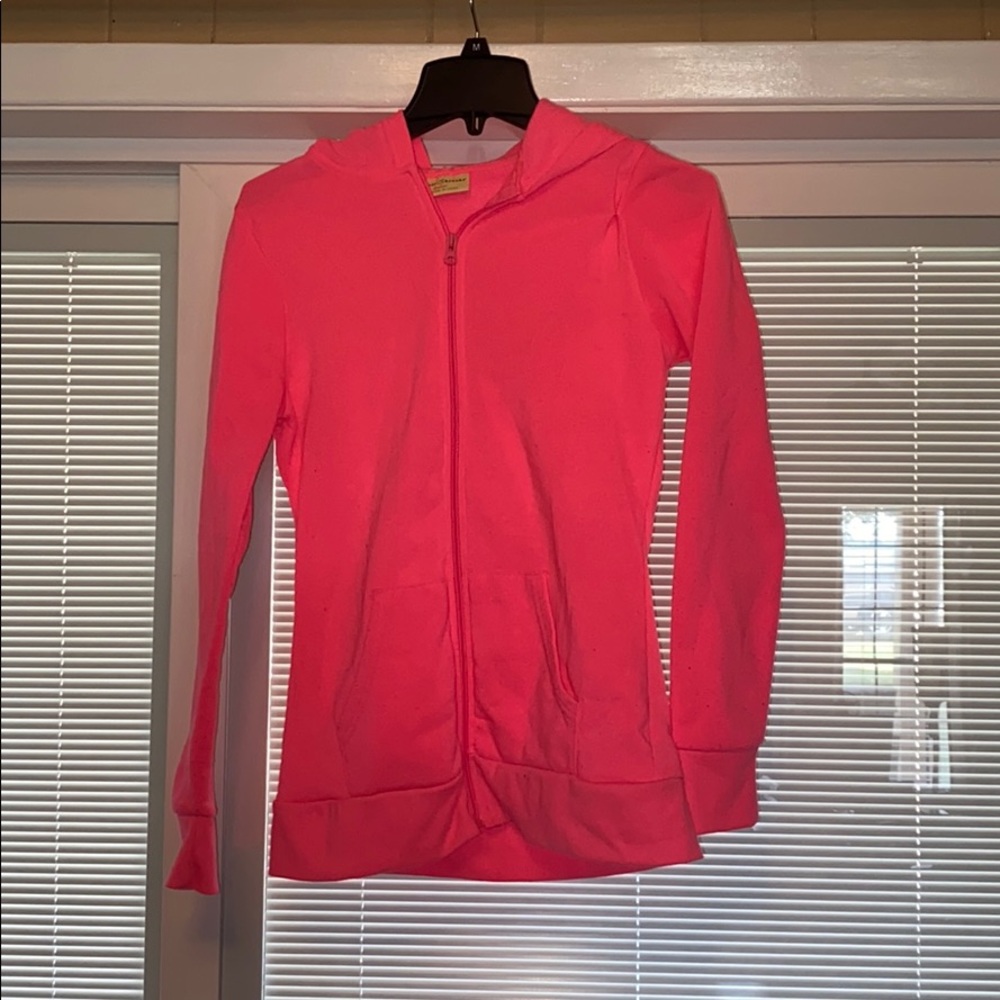 pink jacket
